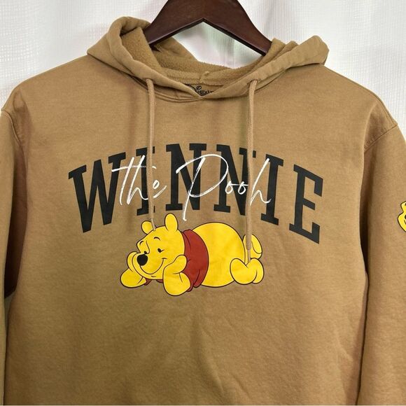 Disney Winnie The Pooh Graphic Hoodie Front & Sleeve Design Women’s Small - Picture 2 of 8